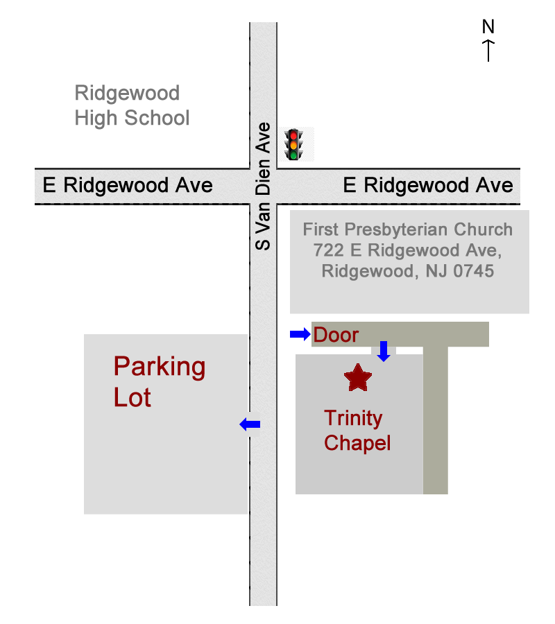 Direction to Trinity Presbyterian Church